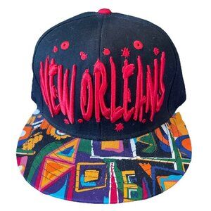 New Orleans Graffiti Hat Cap‎ KBETHOS SnapBack Colorful Retro Streetwear